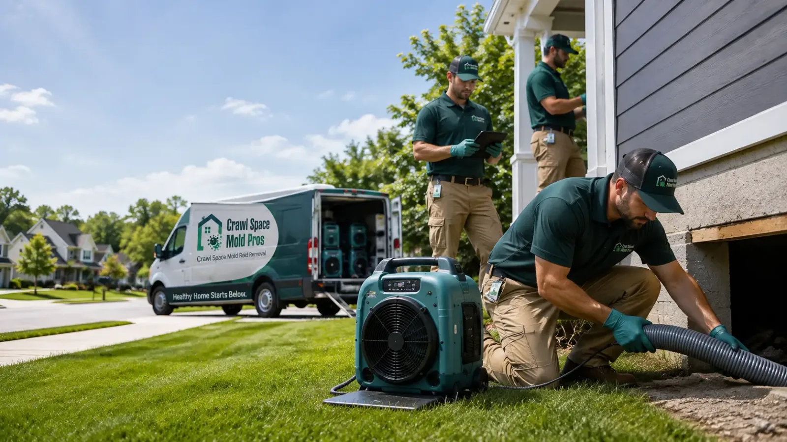 Crawl Space Mold Removal in Lagrange, OH
